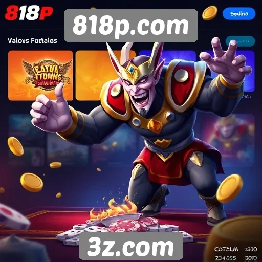 Exploração da variedade de jogos disponíveis no 818p.com