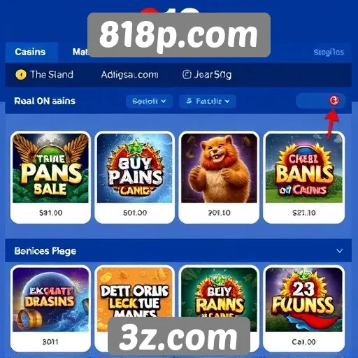 Plataformas de jogos disponíveis em 818p.com