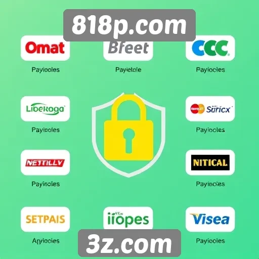 Opções de pagamento no 818p.com