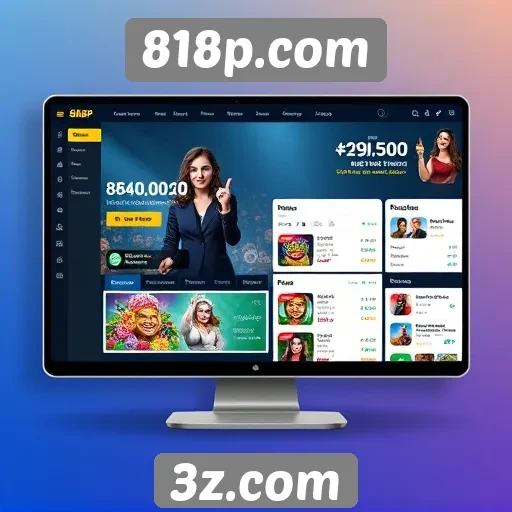 Análise da interface do usuário no 818p.com